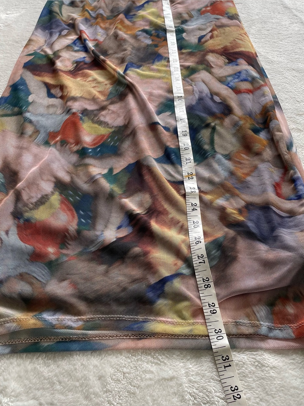 Persaya Blur Angel Cherub Art Skirt size L - Picture 9 of 11
